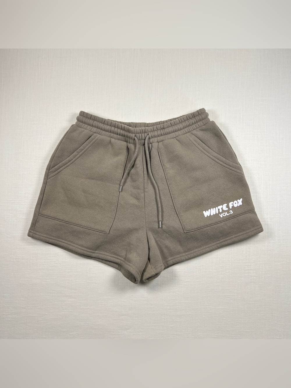 White Fox Offstage Lounge Shorts - Fawn - Size XS